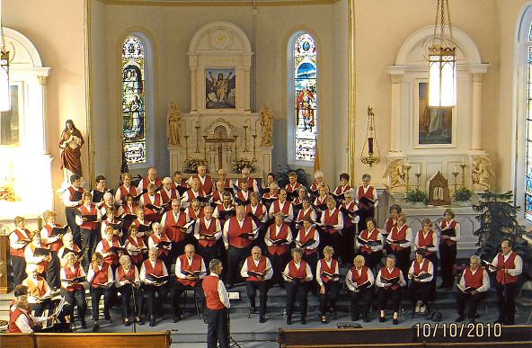 Celebration Singers at St. Henry Catholic Church, St. Henry IN 10/10/10
