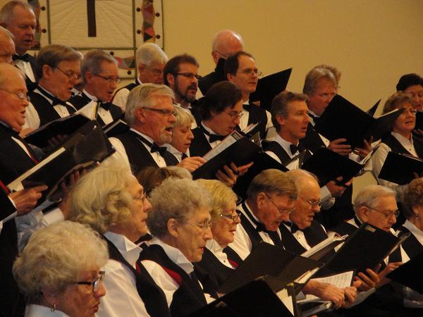 Celebration Singers at St. Mary's Catholic Church, Huntingburg IN 01/16/11-- Mid Section