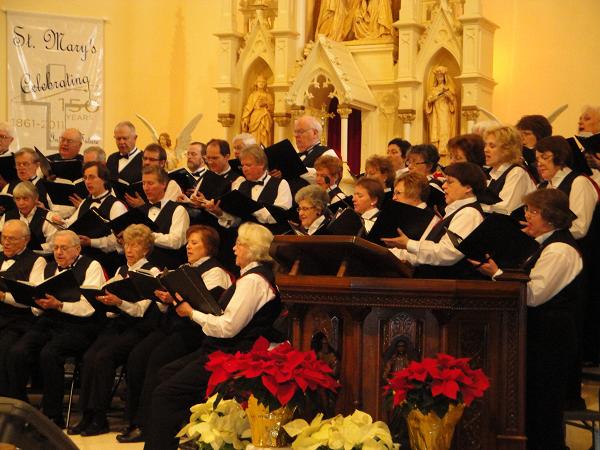 Celebration Singers at St. Mary's Catholic Church, Huntingburg IN 01/16/11-- Sopranos