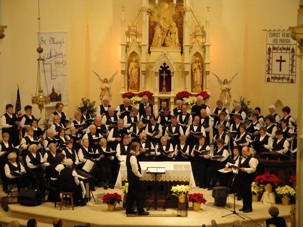 Celebration Singers at St. Mary's Catholic Church, Huntingburg IN 01/16/11-- Duane Lorey