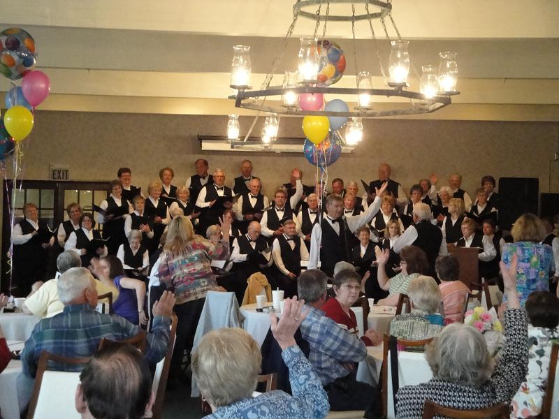 Celebration Singers at Lange Fuhs Cancer Center Dinner 4/25/11