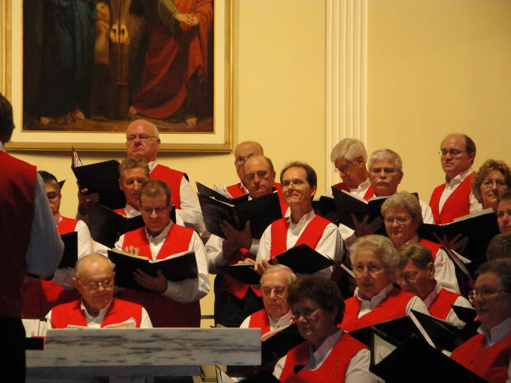 Celebration Singers at St. Ferdinand Catholic Church, Ferdinand IN 11/20/10 (Tenors-Sopranos)